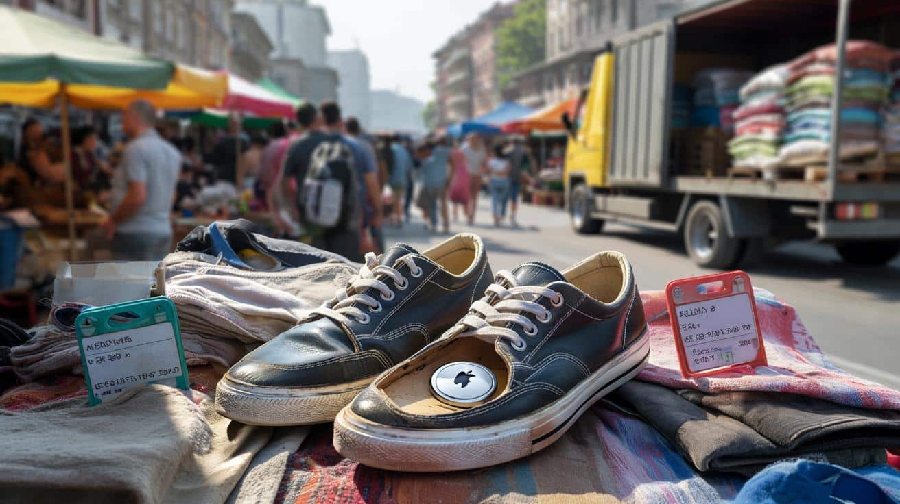 Oddał buty do Czerwonego Krzyża, wrzucił do nich AirTag. Śledził je przez pół Europy