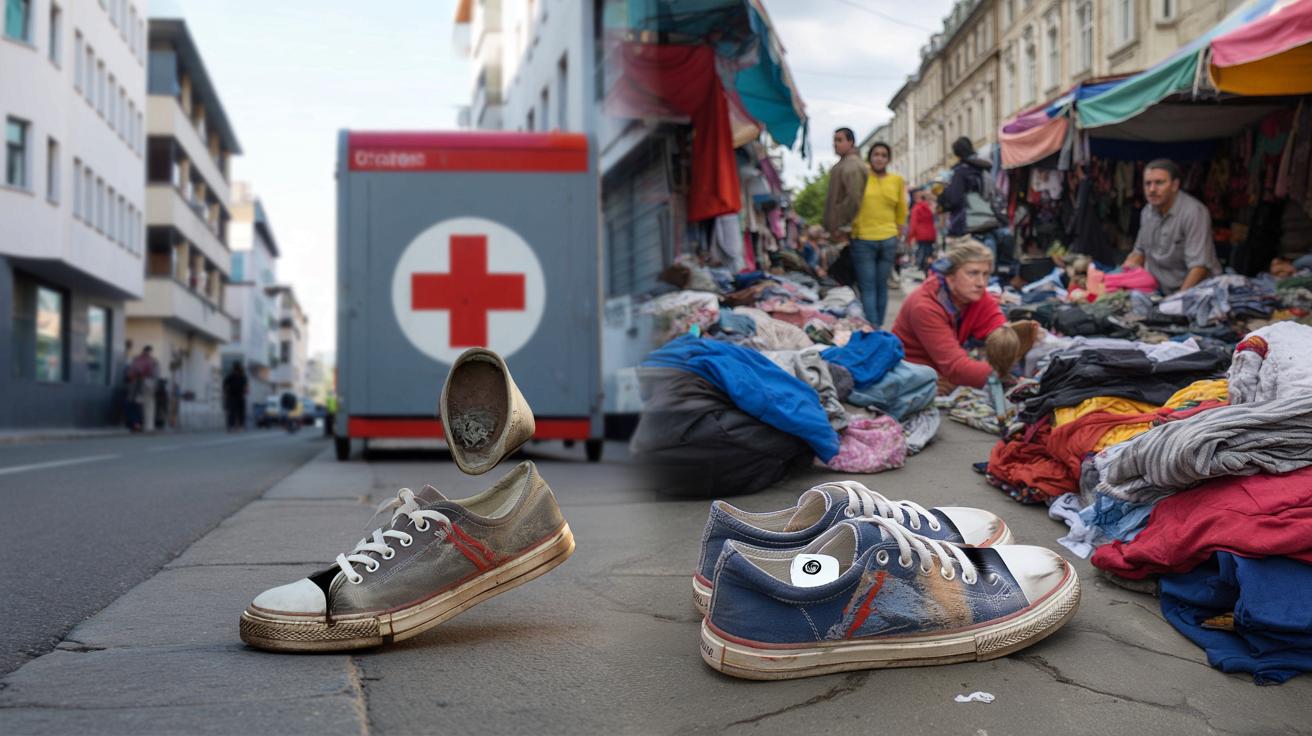 Oddał buty do PCK i ukrył w nich AirTag. To, co zobaczył, zszokowało darczyńców
