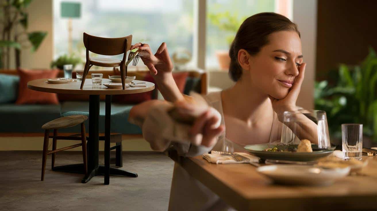 Co o twojej psychice mówi odkładanie krzesła po wyjściu od stołu