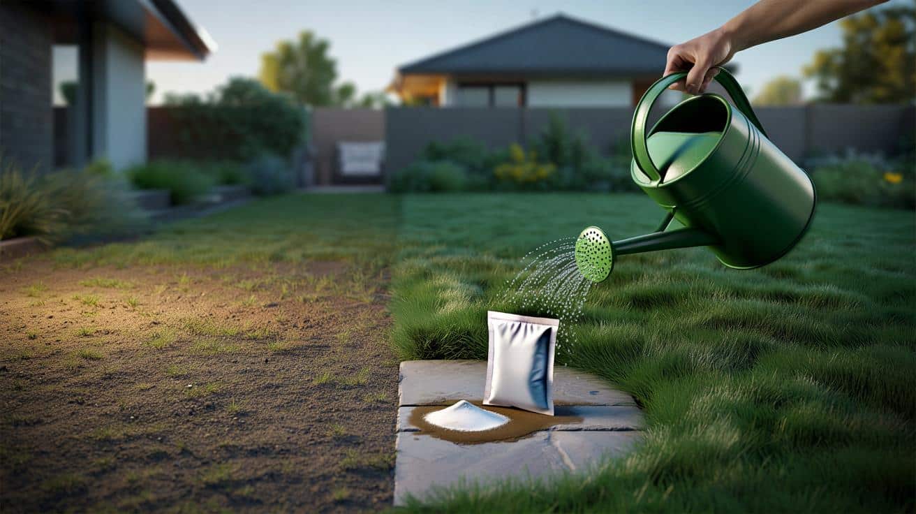 Ogrodnicy polecają posypać trawnik tym produktem z łazienki za 1 zł – efekt pojawia się już po kilku dniach