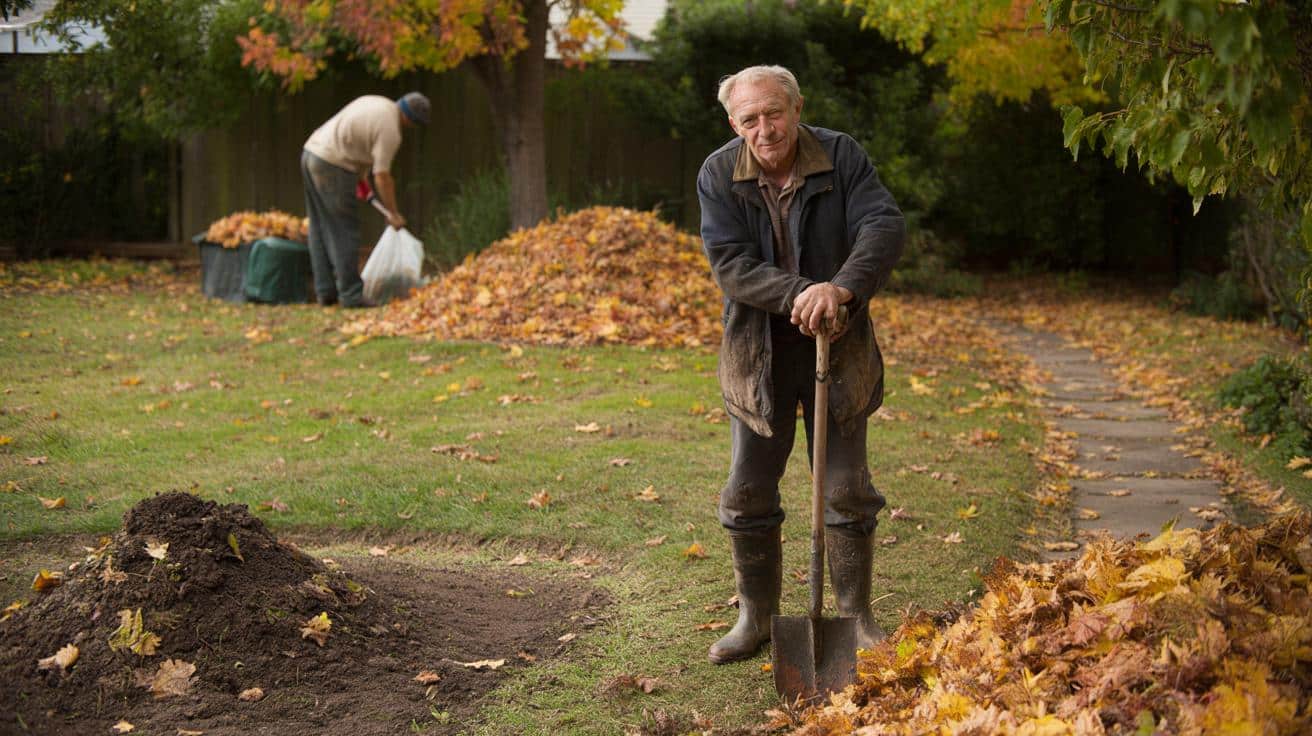 Ogrodnik wyjaśnia co robi z uschniętymi liśćmi zamiast grabić je i wyrzucać