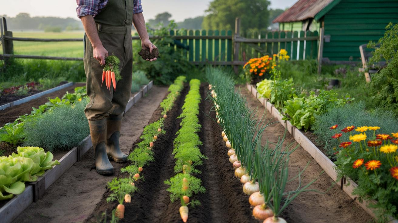 Ogrodnik z Kujaw wyjaśnia, dlaczego warto sadzić marchew obok cebuli i jak zaplanować grządki, by warzywa rosły szybciej i zdrowiej
