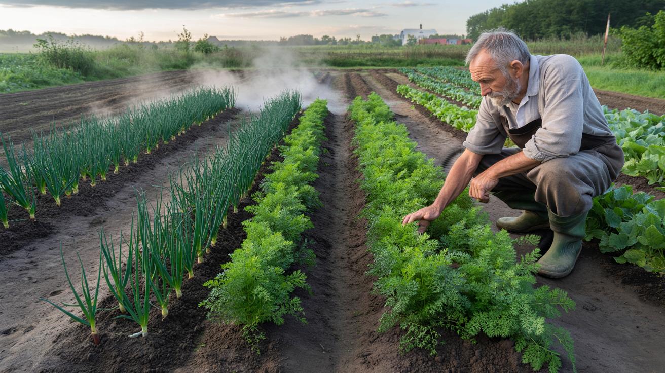 Ogrodnik z Kujaw wyjaśnia, dlaczego warto sadzić marchew obok cebuli i jak zaplanować grządki, by warzywa rosły szybciej i zdrowiej
