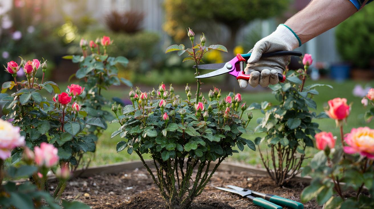 Ogrodnik zdradza prosty trik: od kiedy tak tnę róże, kwitną jak szalone