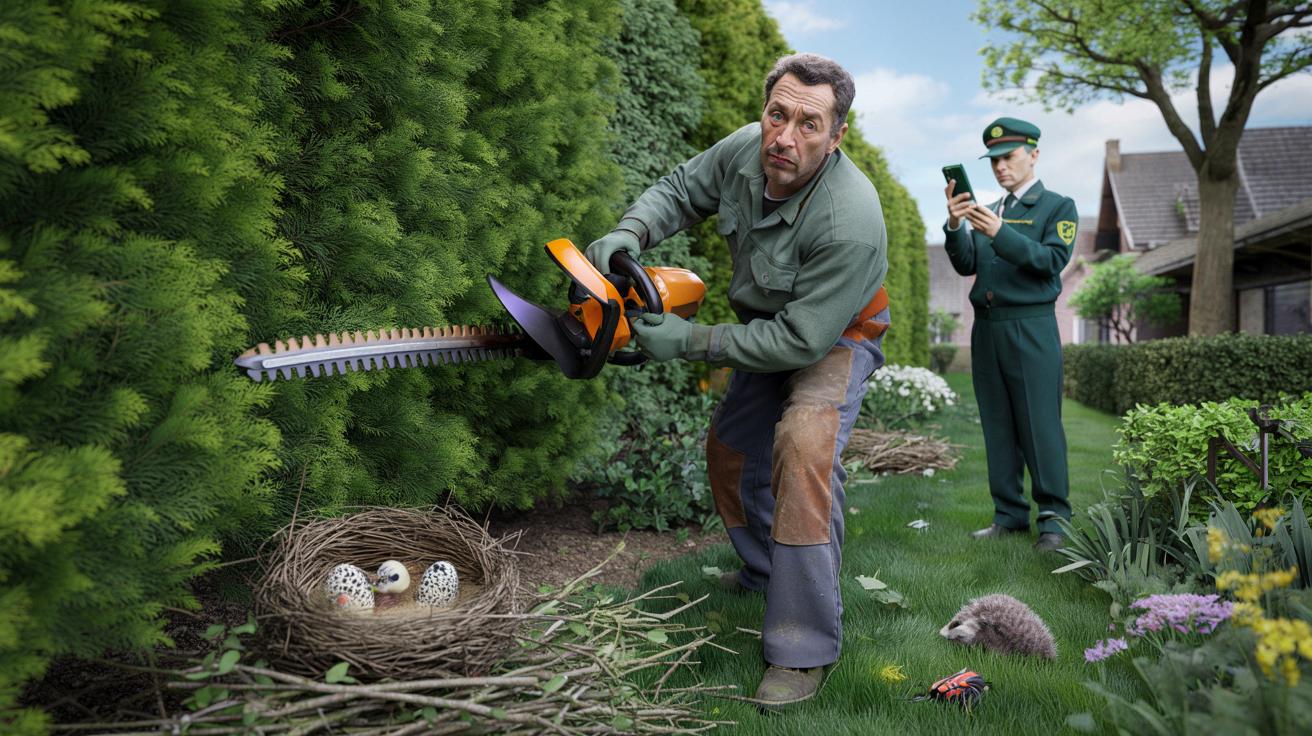 Ogromne kary za wiosenne przycinanie żywopłotu. Jeden błąd i masz problem