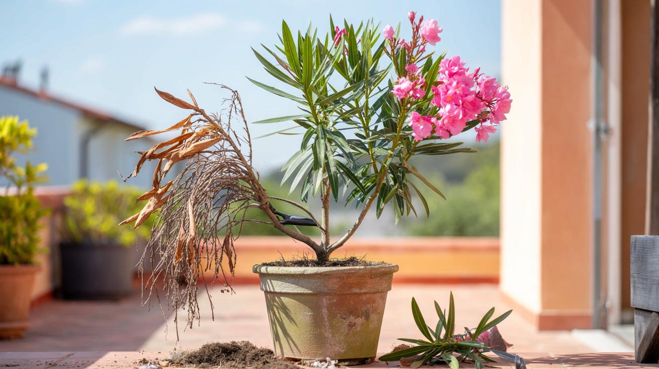 Oleander po ciężkiej zimie ? Prosty plan, który przywróci lawinę kwiatów