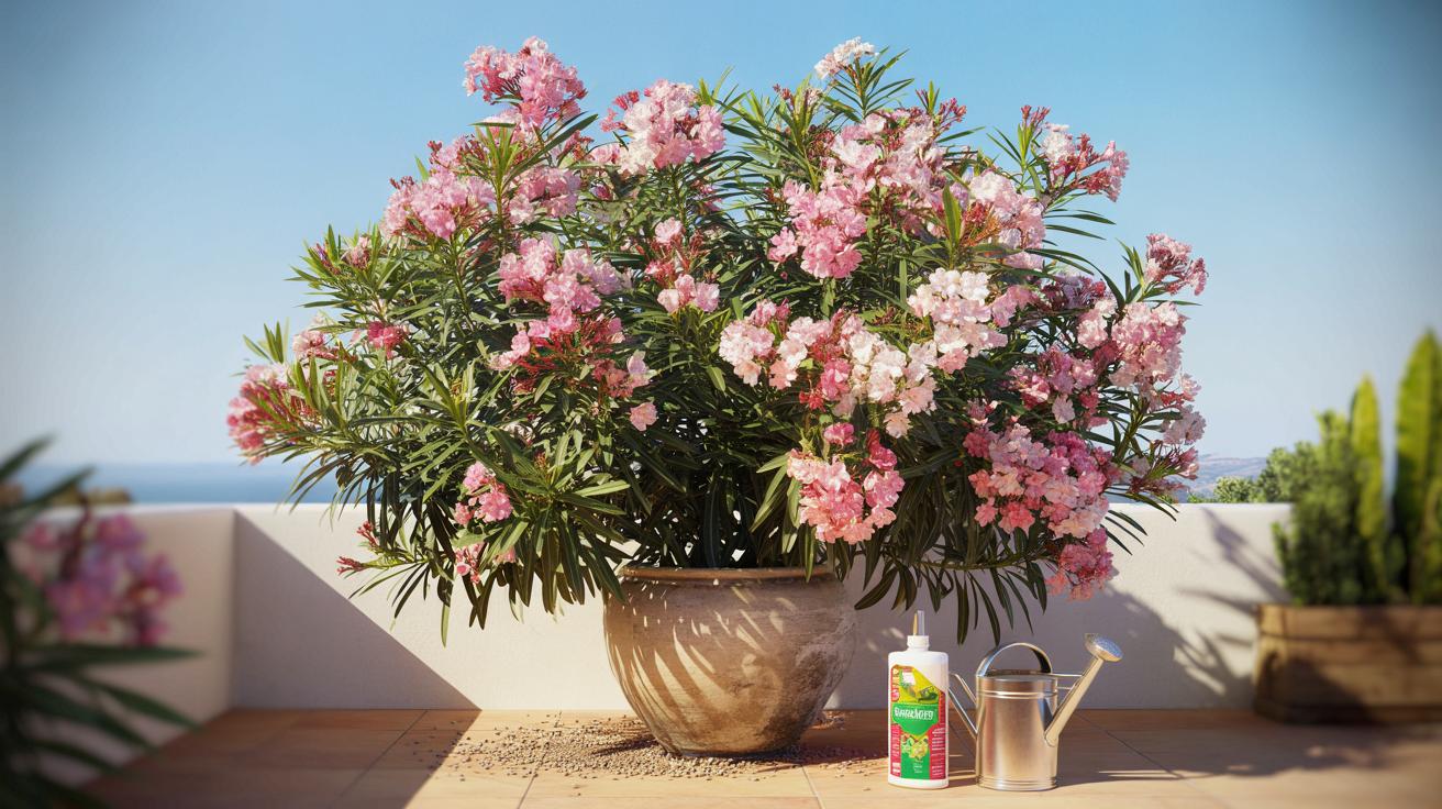 Oleander jak z południa: jedna zasada, która gwarantuje morze kwiatów latem