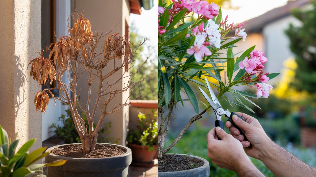 Oleander po ciężkiej zimie? Prosty plan, który przywróci mu spektakularne kwitnienie