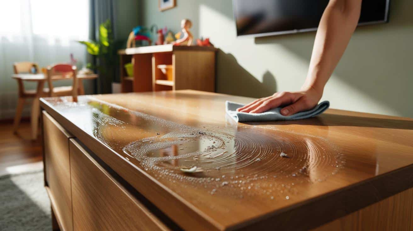 Sprzątacze ostrzegają: olej na meblach może więzić kurz i alergeny