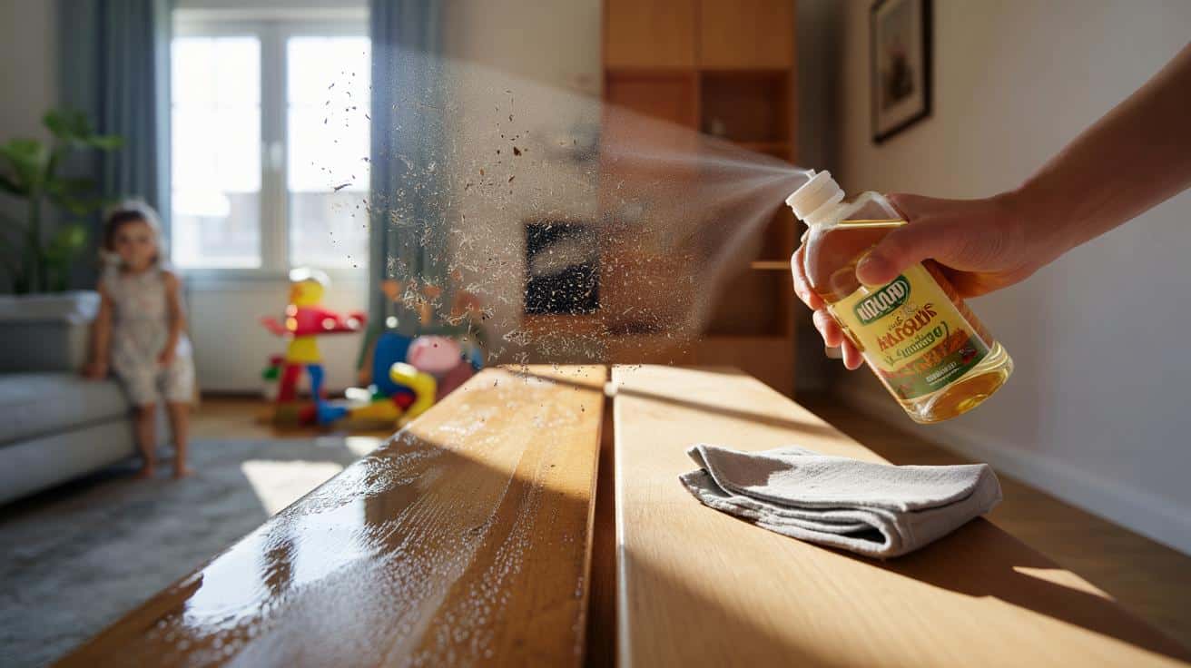Olej roślinny na meblach? Sprzątacze ostrzegają: łatwo uwięzisz kurz i alergeny