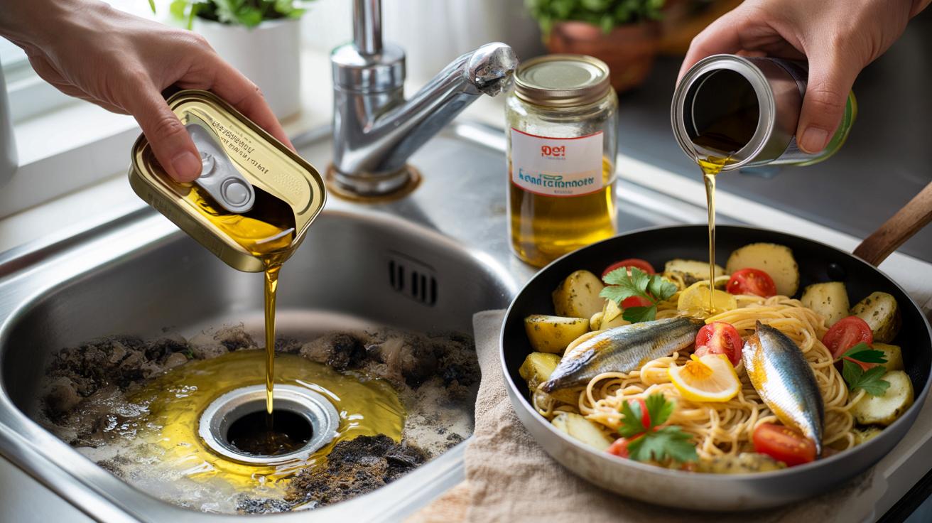 Przestań wylewać olej z puszki sardynek do zlewu. Zobacz, co tracisz