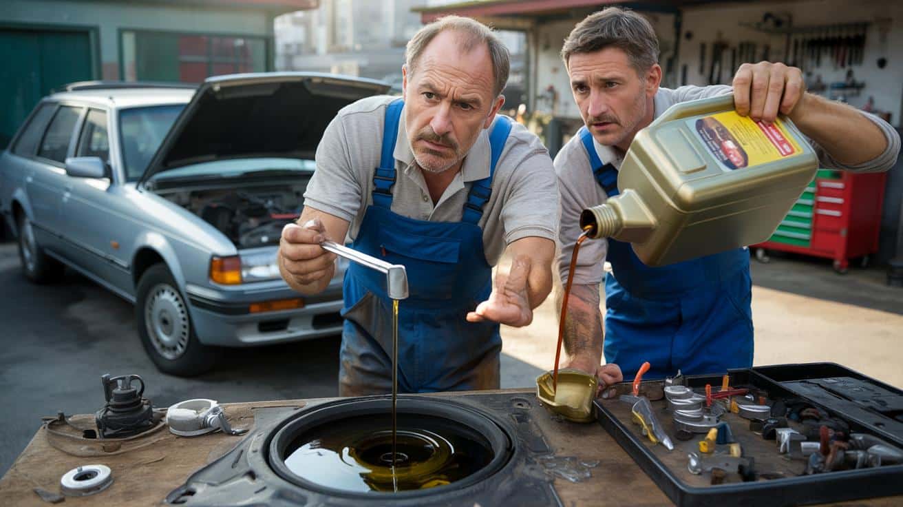 Mechanik wyjaśnia, dlaczego nie wolno przelewać oleju powyżej maksimum i czym to grozi dla silnika