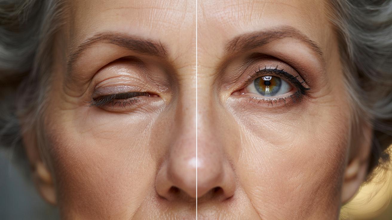 Opadające powieki po 50. roku życia? 4 triki, które wizualnie je unoszą