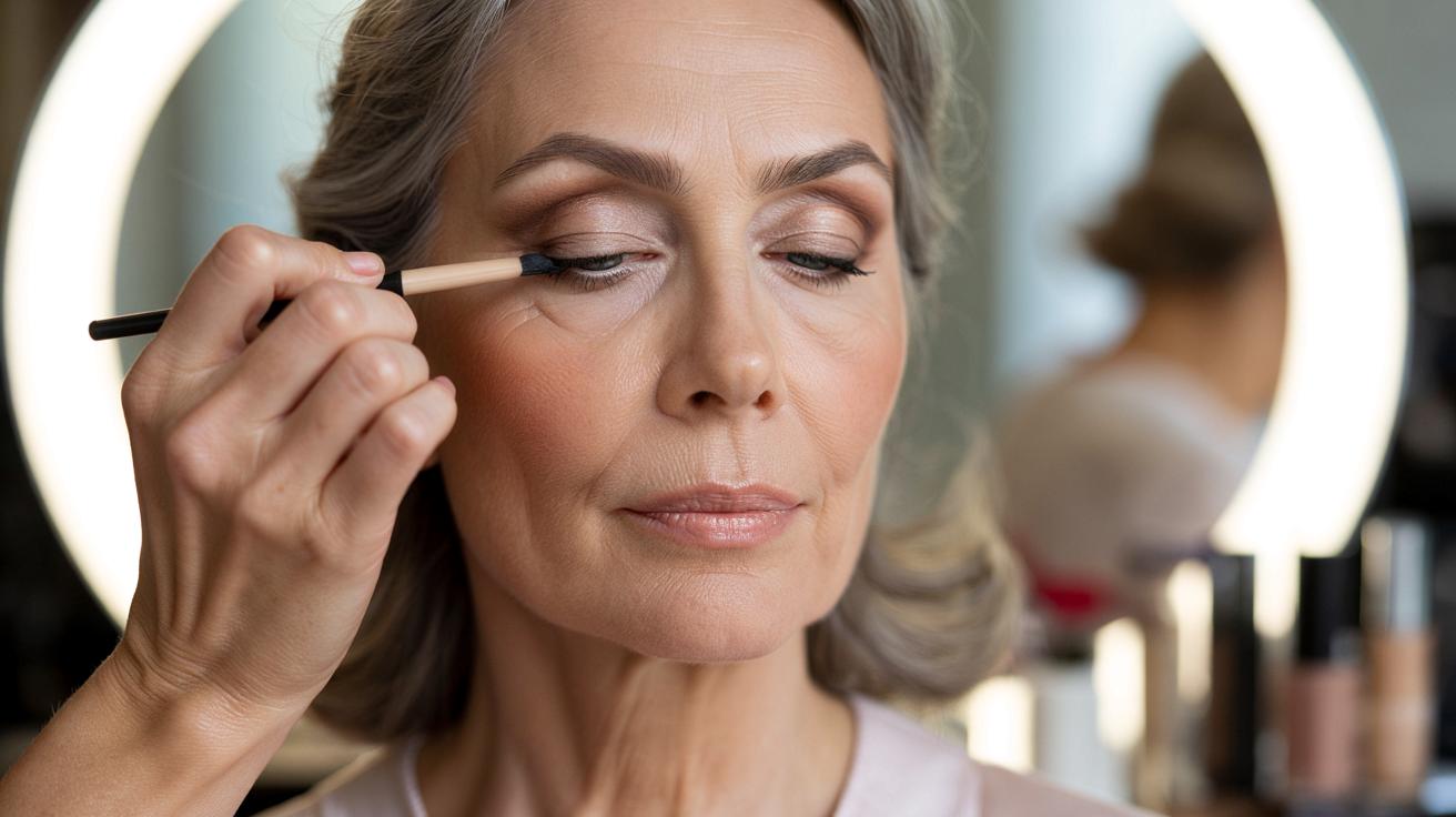 Opadające powieki po 50.? Te 4 triki makijażowe wizualnie je unoszą