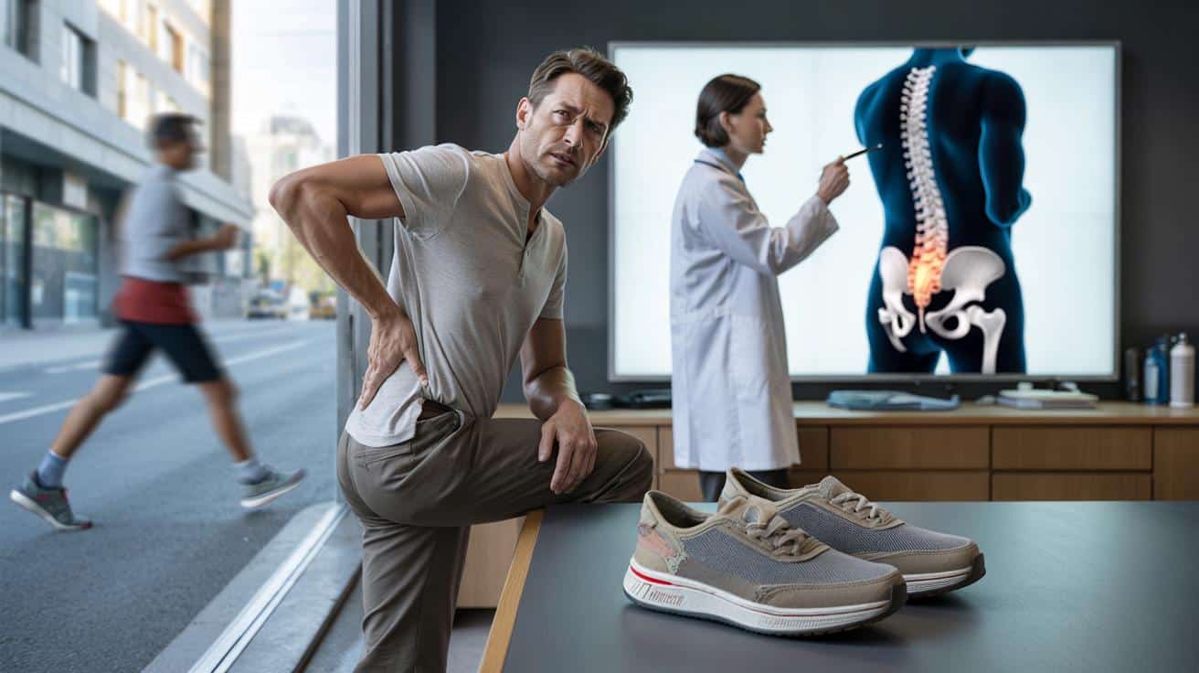 Ortopeda wyjaśnia dlaczego bieganie po asfalcie w złych butach przez rok zmienia ustawienie miednicy w sposób który powoduje bóle kręgosłupa lędźwiowego niemające nic wspólnego z bieganiem w odczuciu pacjenta
