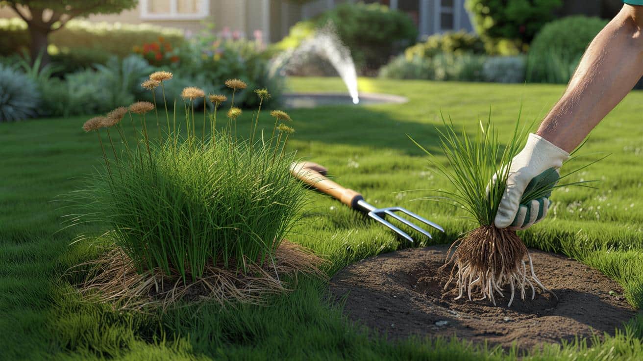 Orzechówka (nutgrass) niszczy trawnik? Skuteczne sposoby na uparte chwasty