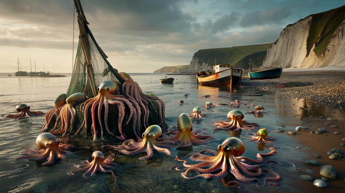 Ośmiornice szturmują angielskie wybrzeże. Niezwykła inwazja zmienia morze