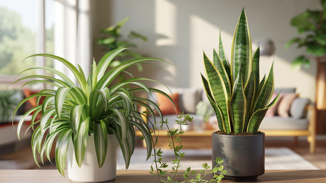 Pająk czy wąż? Jak odróżnić spider plant od snake plant