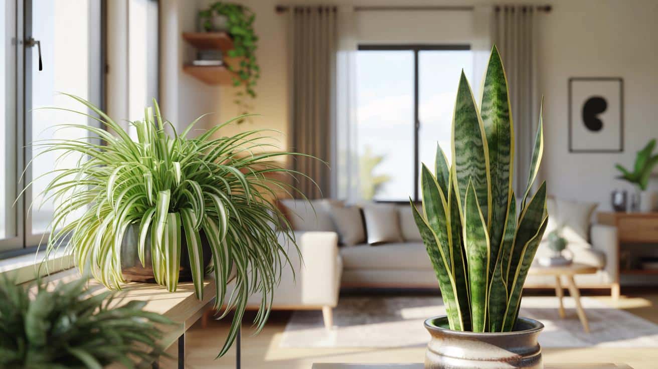 Pająk czy wąż? Różnice między spider plant a snake plant w domu