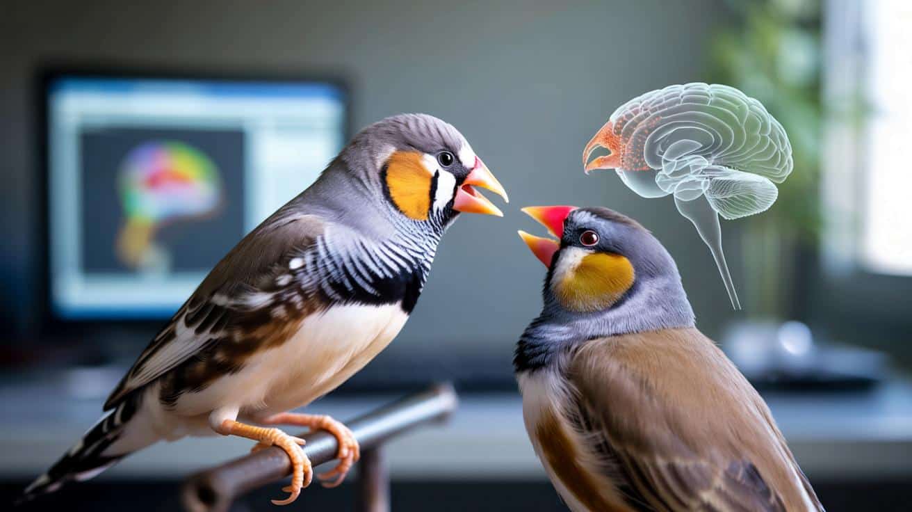 Papużki zebrowe szybciej odzywają się na głos znajomego ptaka