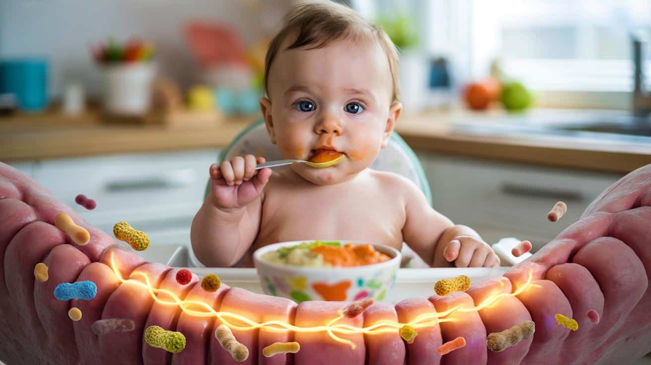 Pierwsze stałe posiłki „programują” odporność jelit na całe życie