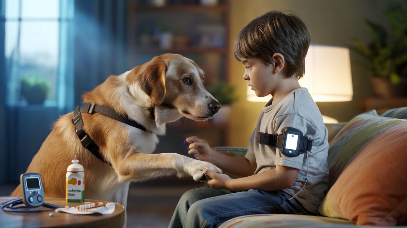 Pies wyczuł groźny spadek cukru u chłopca. Wideo poruszyło internet