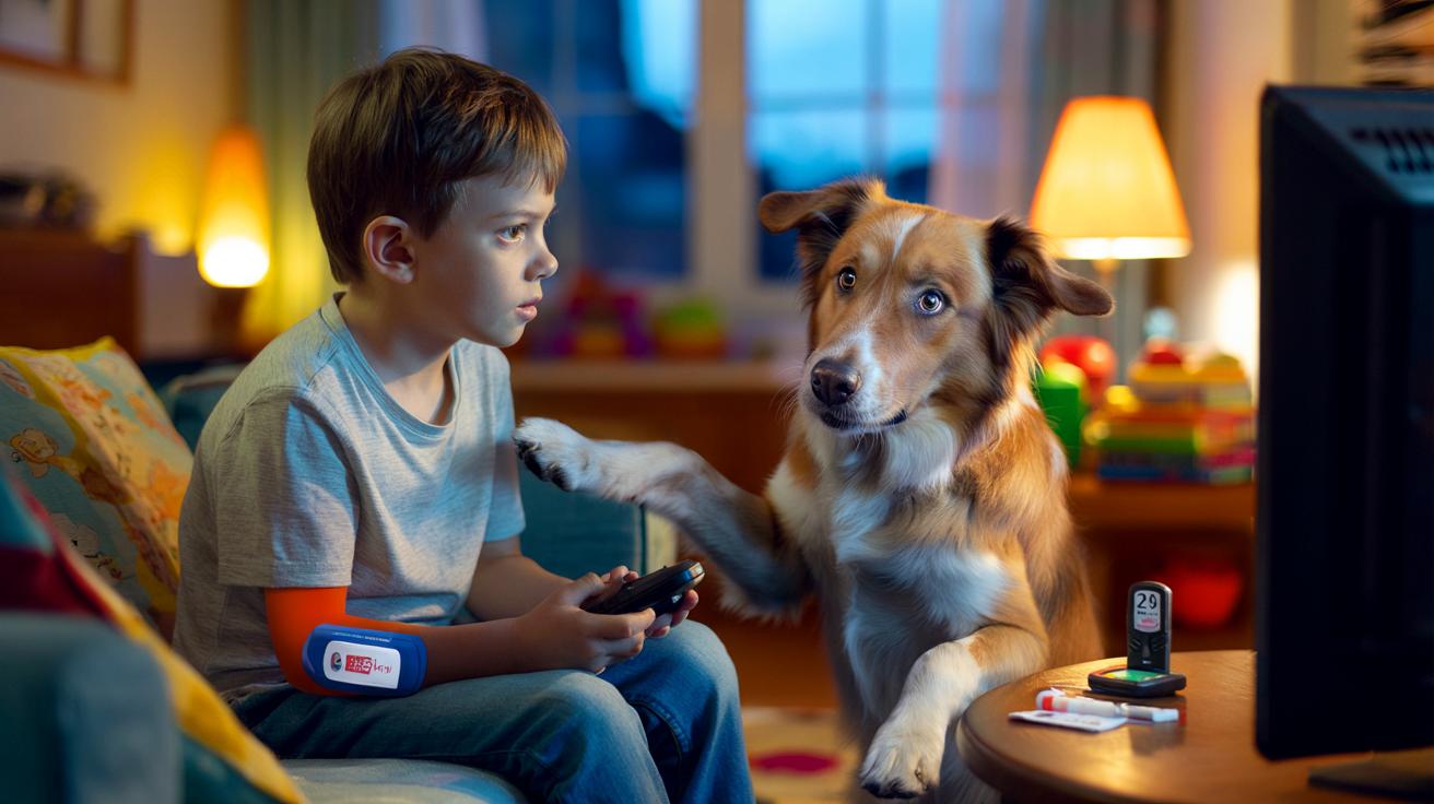 Pies wyczuł niebezpieczeństwo u chorego dziecka i poruszył cały internet