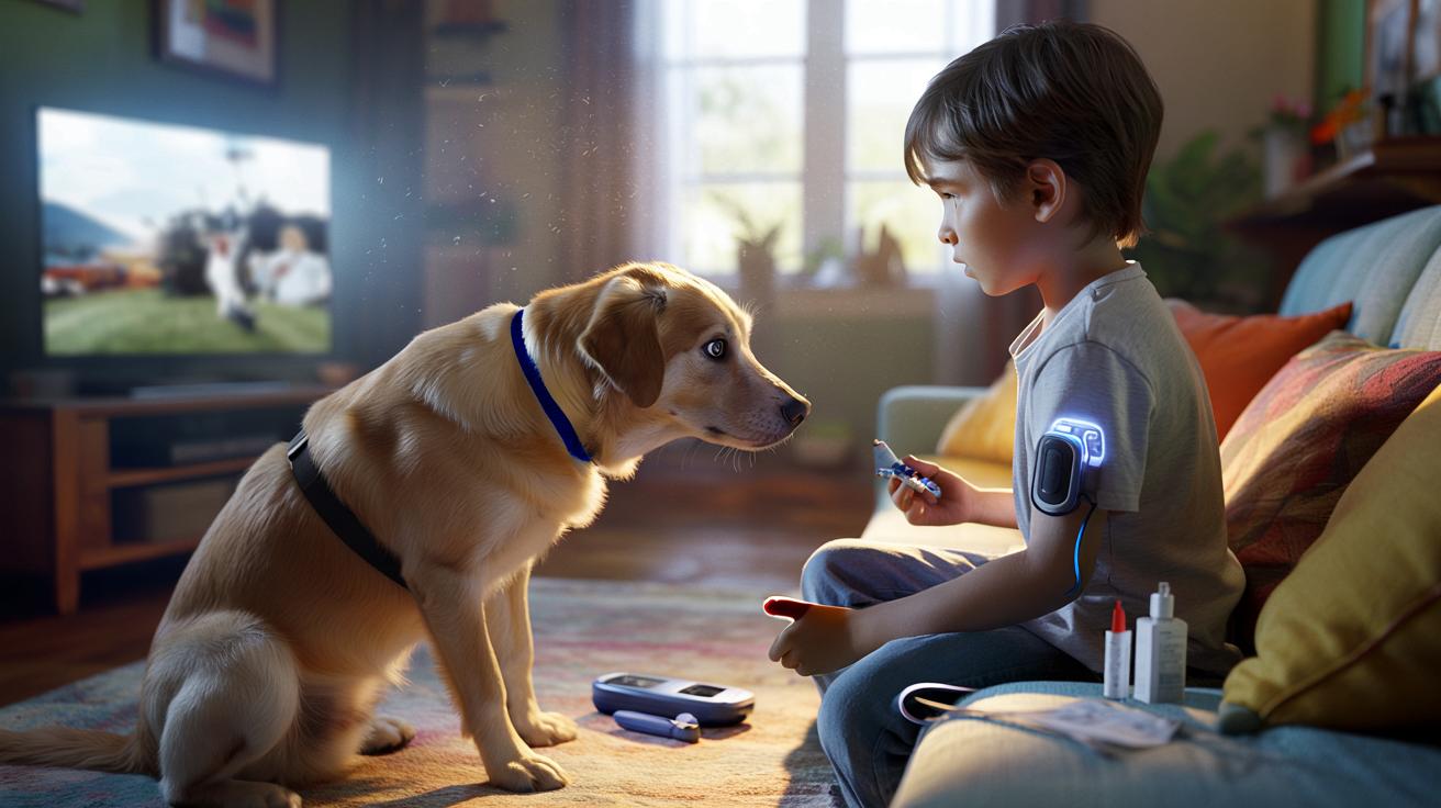 Pies wyczuł śmiertelne zagrożenie u chorego dziecka. Nagranie poruszyło internet