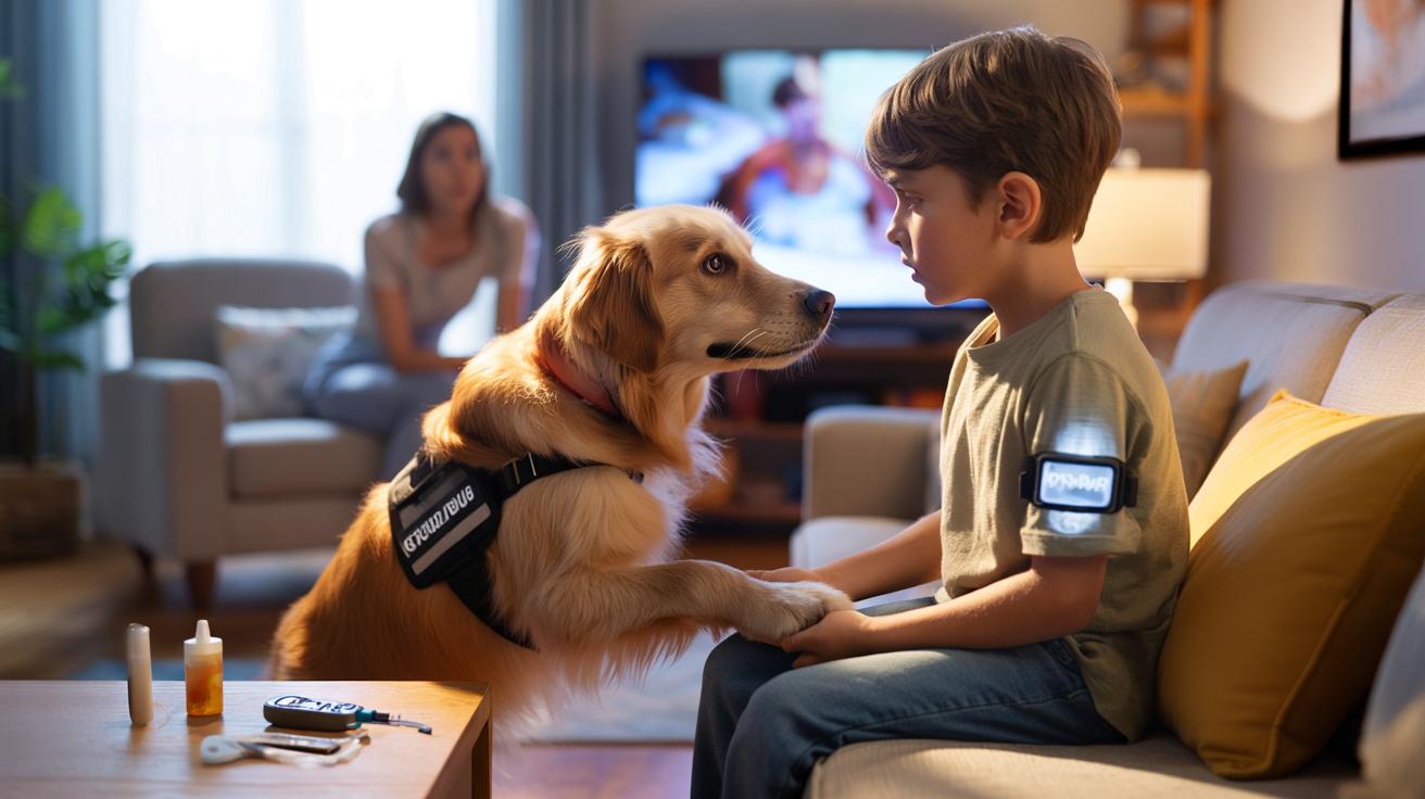Pies wyczuł zagrożenie u chorego dziecka i zmienił bieg wydarzeń
