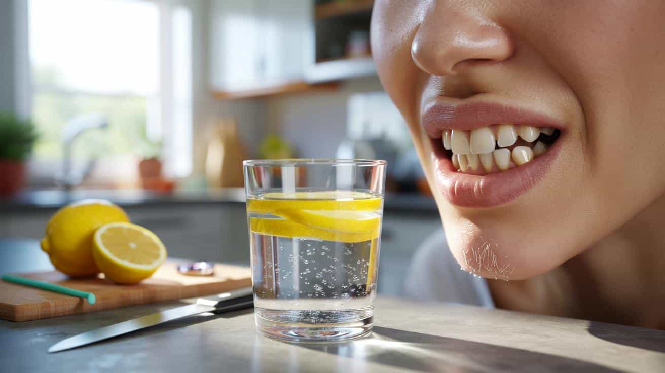 Pijesz wodę z cytryną codziennie rano? Szkliwo zębów cierpi