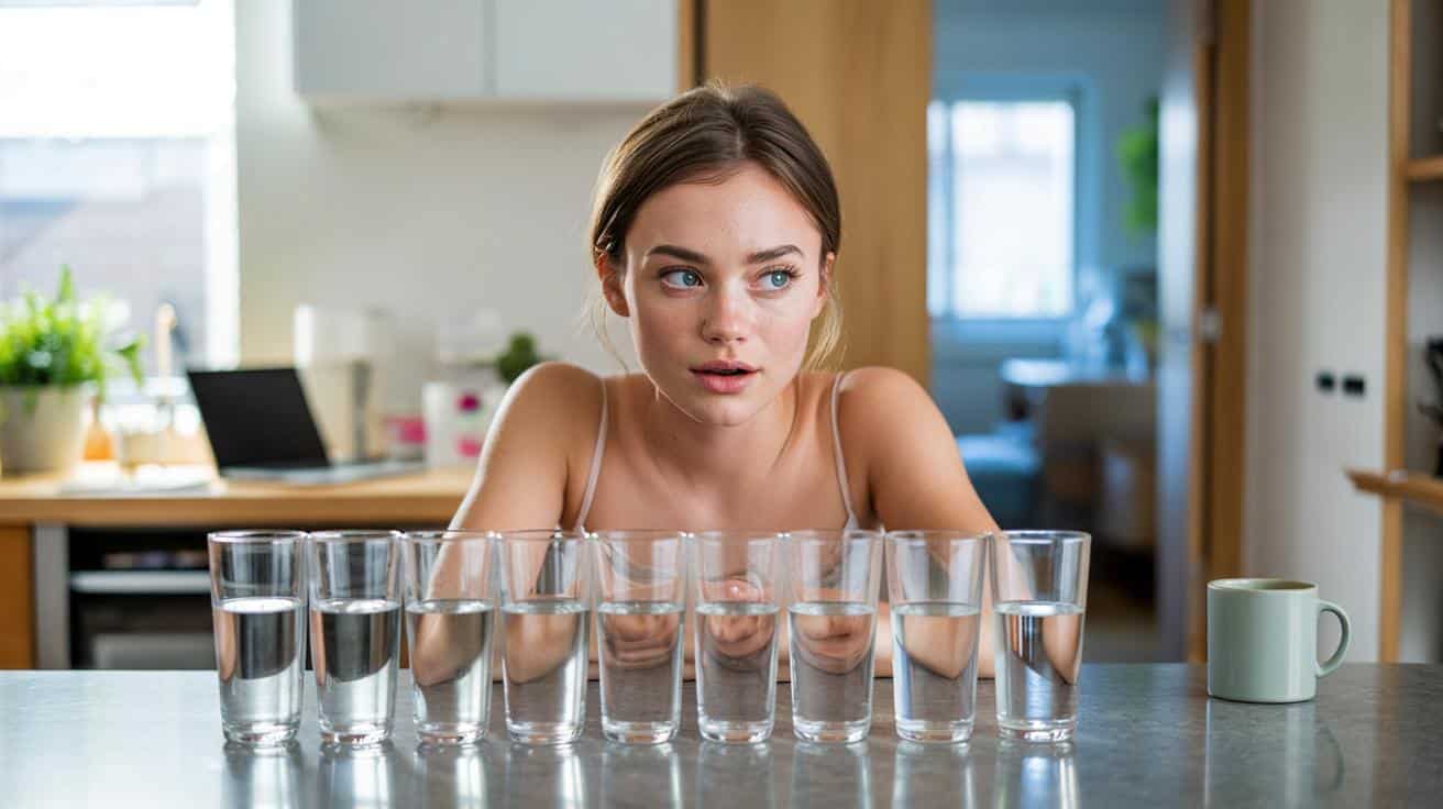 Piła 8 szklanek wody dziennie przez tydzień. Efekt może cię zaskoczyć