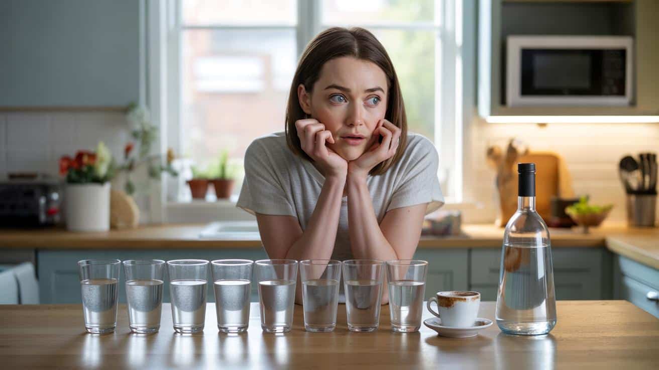 Piła 8 szklanek wody dziennie przez tydzień. Efekt zaskakuje