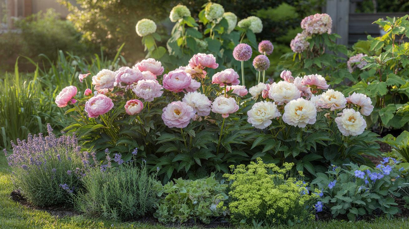 Piwonie jak z pocztówki: te rośliny obok nich robią całą różnicę