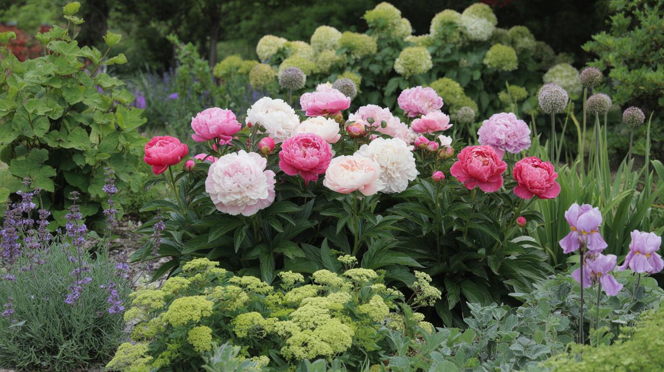 Piwonie zakwitną jak szalone, gdy posadzisz obok nich te rośliny