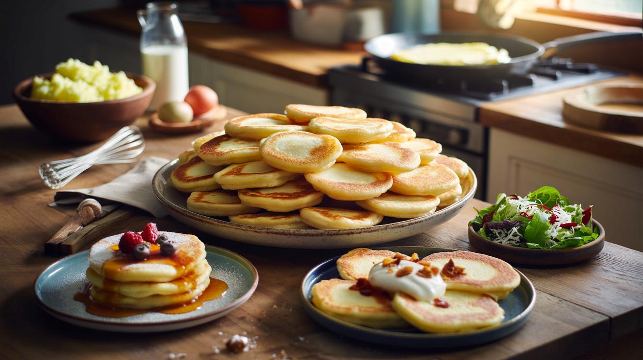 Placuszki ziemniaczane jak naleśniki – prosty hit na szybki obiad