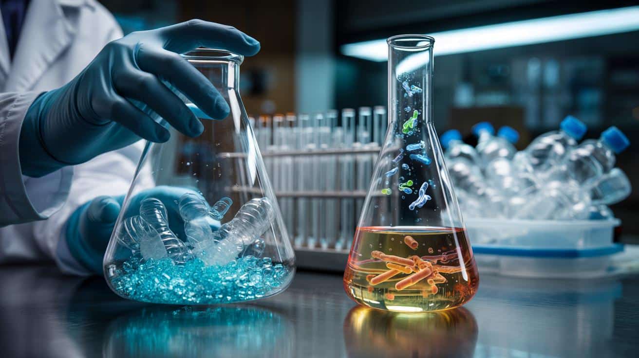 Plastik zamiast ropy: bakterie mają wytwarzać lek na Parkinsona z butelek