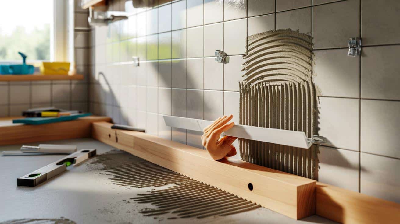 Płytki uciekają z ściany przy klejeniu? Prosty trik to zatrzyma