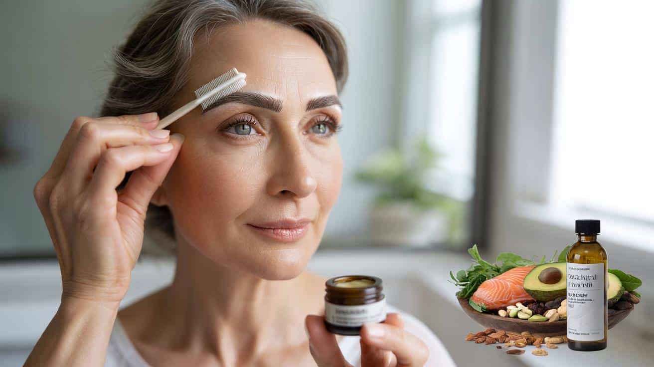 Po 50. roku życia brwi rzedną? Te 3 triki odmładzają spojrzenie