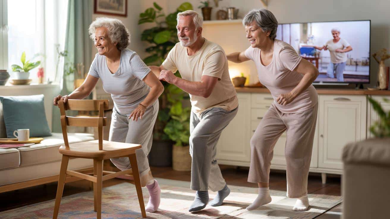 Po 60 roku życia eksperci radzą aby każdego dnia wykonać kilka prostych ćwiczeń