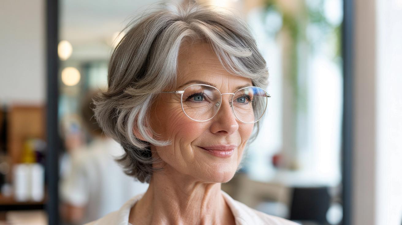 Po 70. roku życia i w okularach? Ta krótka fryzura naprawdę odejmuje lat