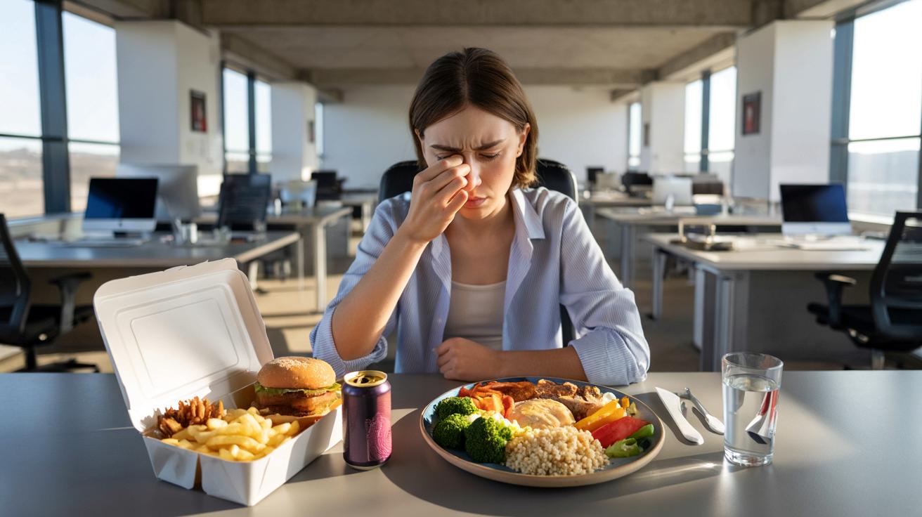 Po obiedzie nie możesz się skupić? Winne jest to, co jesz