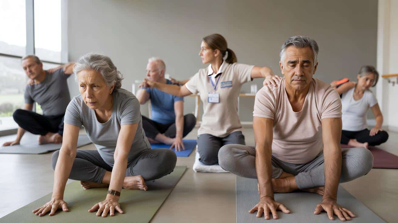 Po pięćdziesiątce lekarze zauważają że wielu ludzi zbyt rzadko się rozciąga
