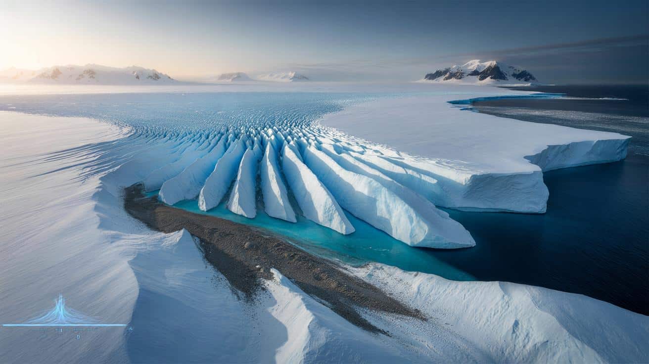 Pod lodem Antarktydy znaleziono tajemnicze „wały” długie na 400 metrów