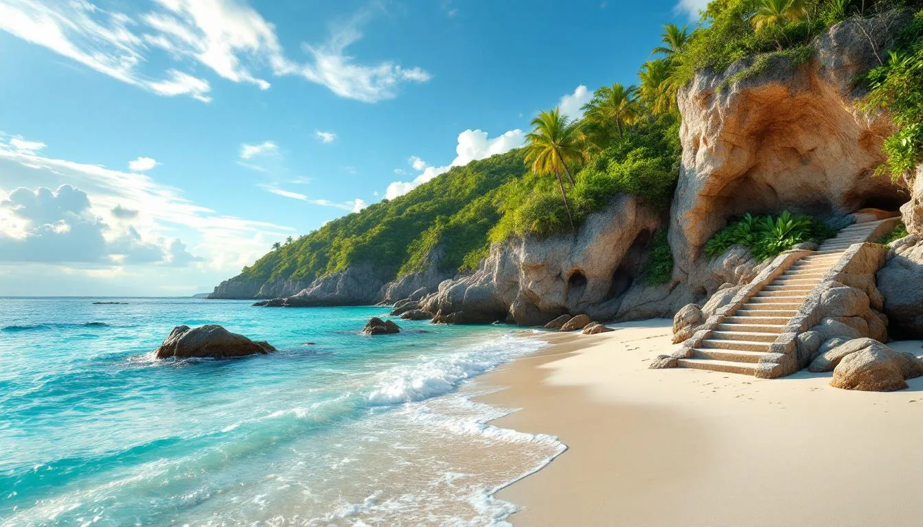 Podróżnik ujawnia, dlaczego ta wyspa z plażami i schodami to raj w marcu