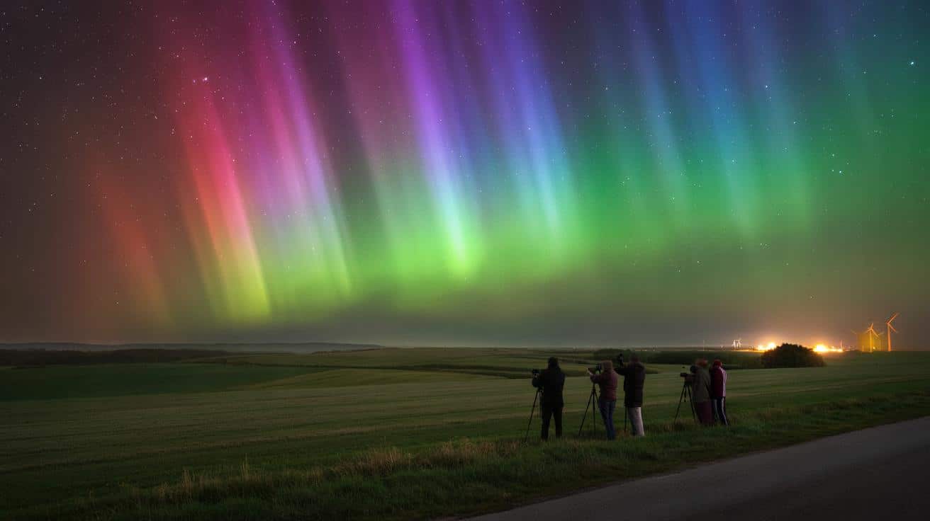 Polarlicht nad Niemcami znów możliwe: kilka nocy z szansą na spektakl na niebie