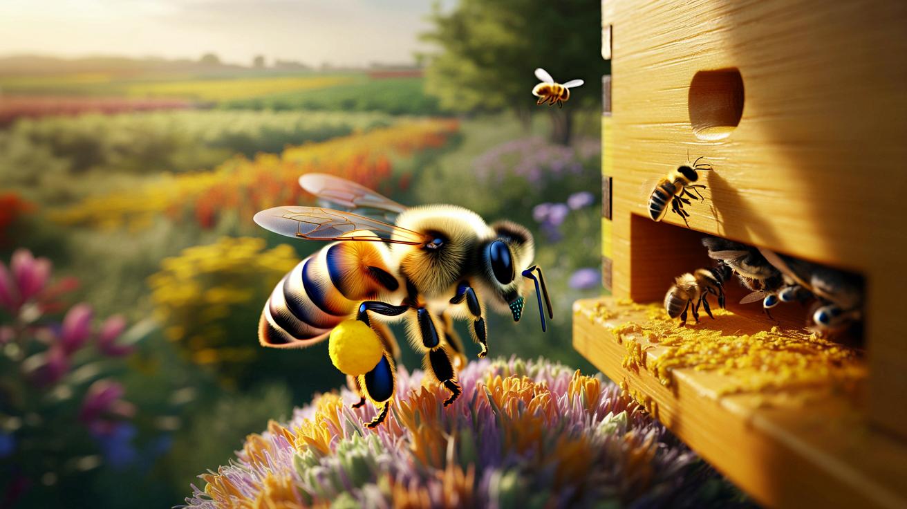 Pollen jak naturalny antybiotyk: nowa broń w obronie pszczół i plonów