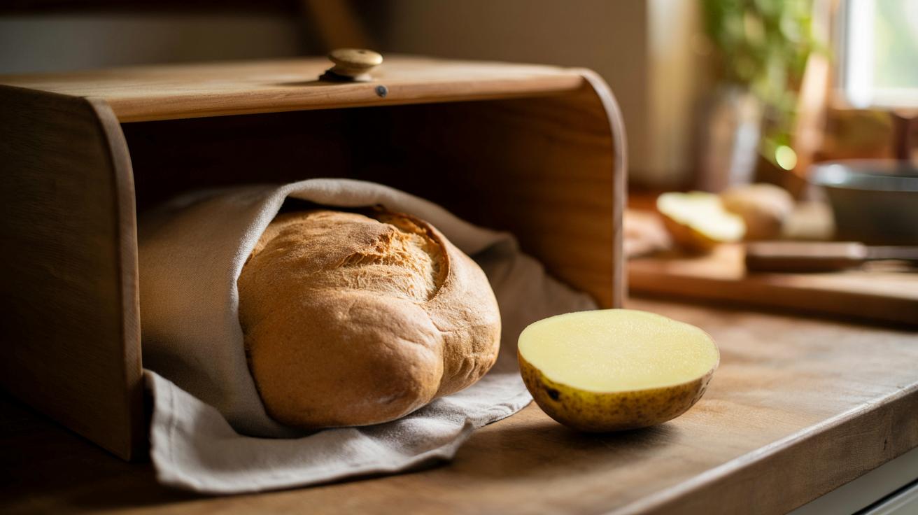 Połóż ten kawałek warzywa przy chlebie, a nie czerstwieje cały tydzień