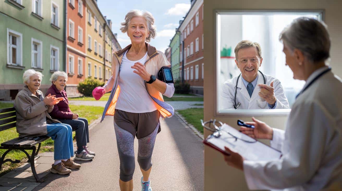 Polska seniorka która zaczęła biegać w wieku 68 lat opisuje co dokładnie zmieniło się w jej ciśnieniu cukrze i pamięci po roku i co powiedział jej kardiolog podczas kontroli