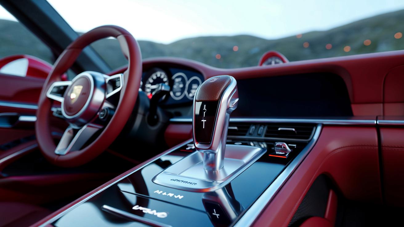 Porsche kombinuje dwie skrzynie w jednej: genialny nowy lewar biegów