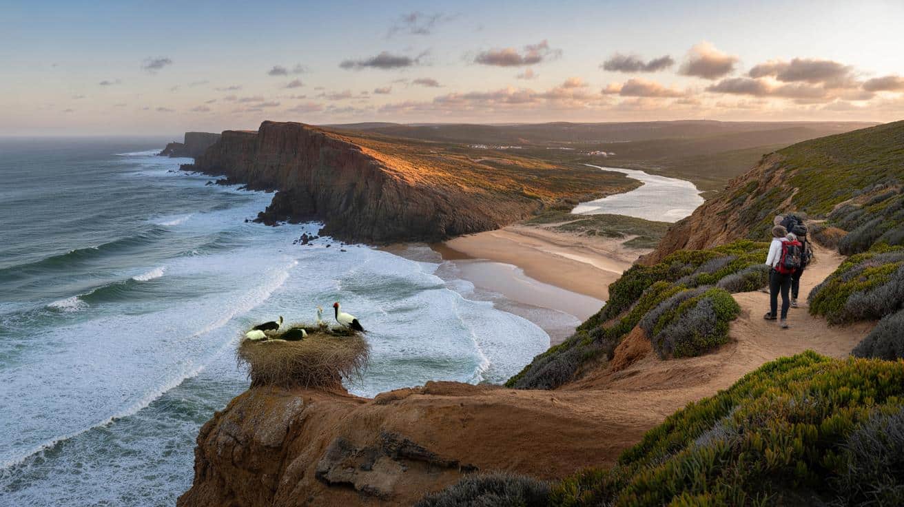 Portugalia inaczej: dziki park nad klifowym wybrzeżem Atlantyku